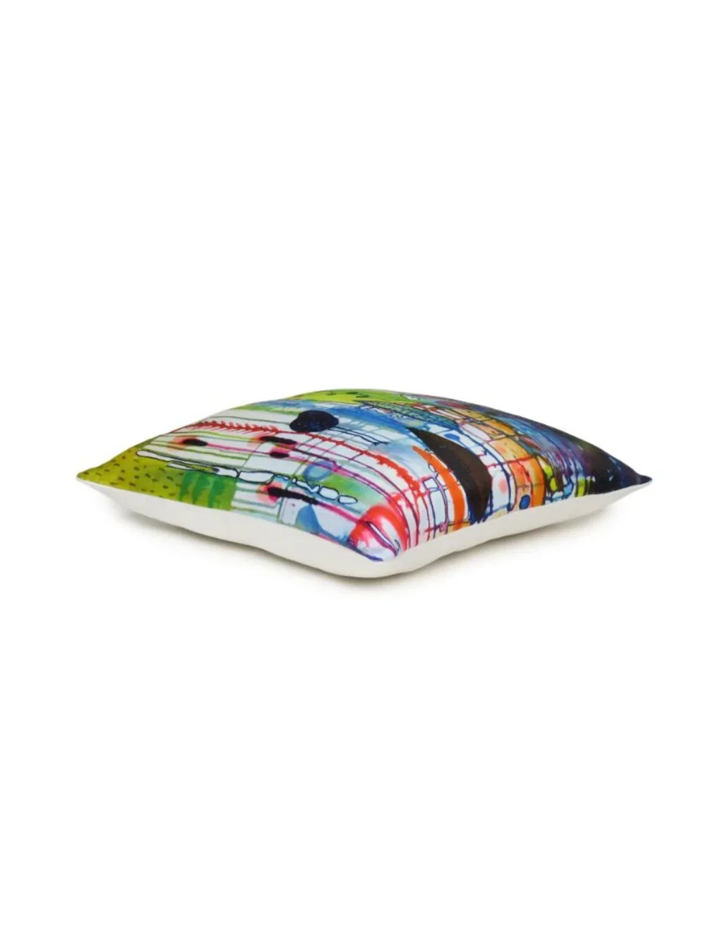Oussum Accent Pillow Cover Cotton Abstract Print Cushion Case Square Set of 2